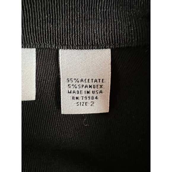 Chicos Travelers Womens Jacket Black Long Sleeve Buttons Notch Collar 2 - Picture 12 of 12